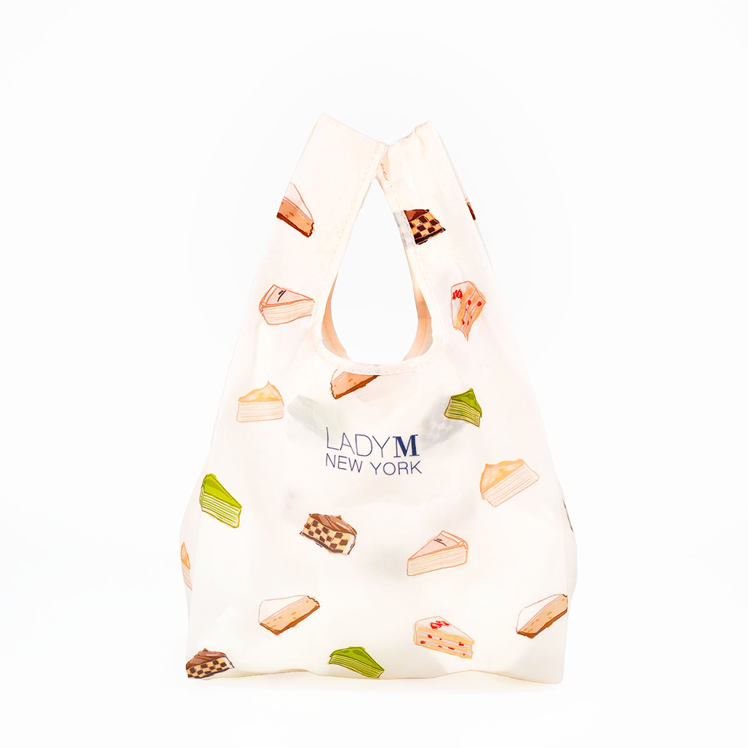 LADY M 蛋糕插畫折疊袋