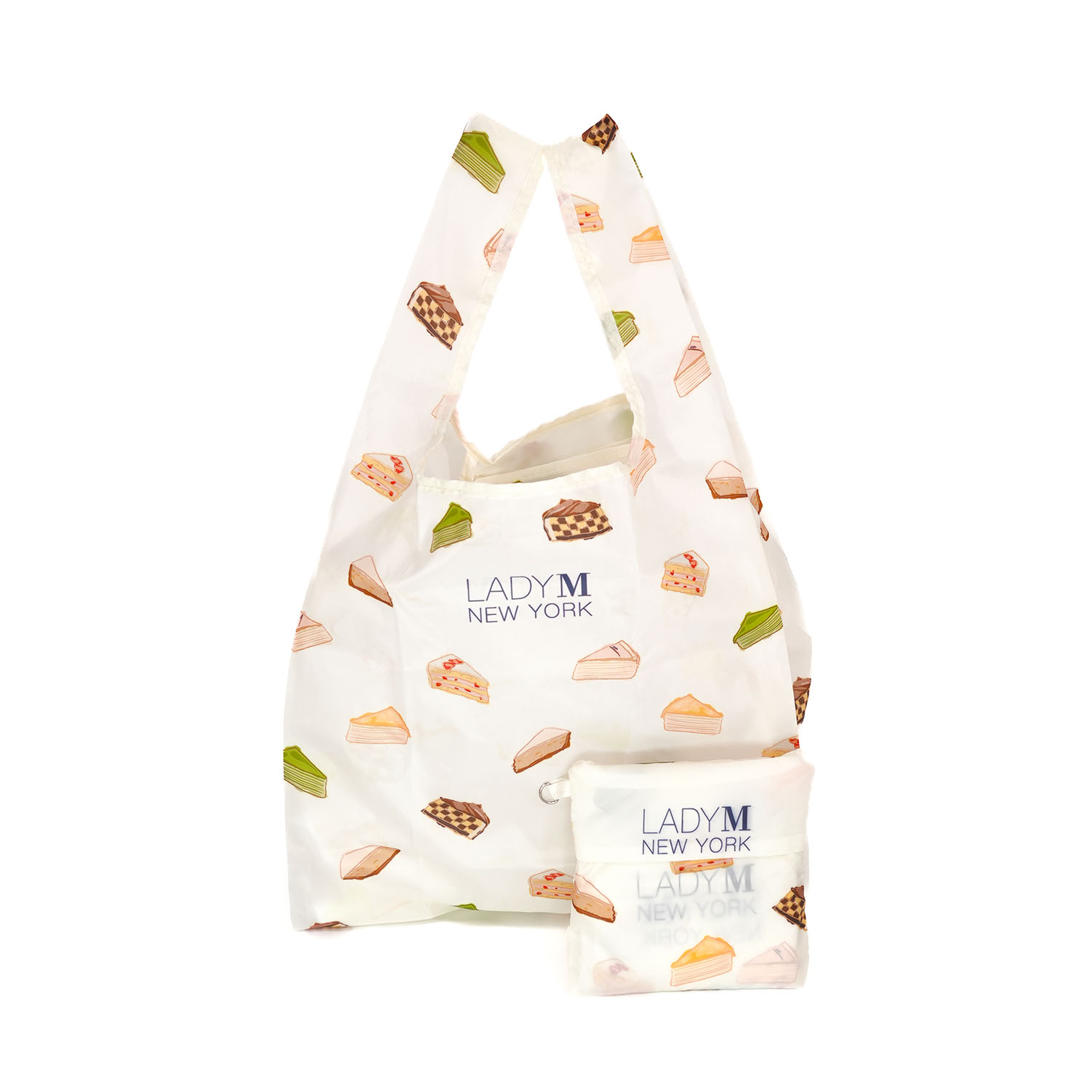 LADY M 蛋糕插畫折疊袋