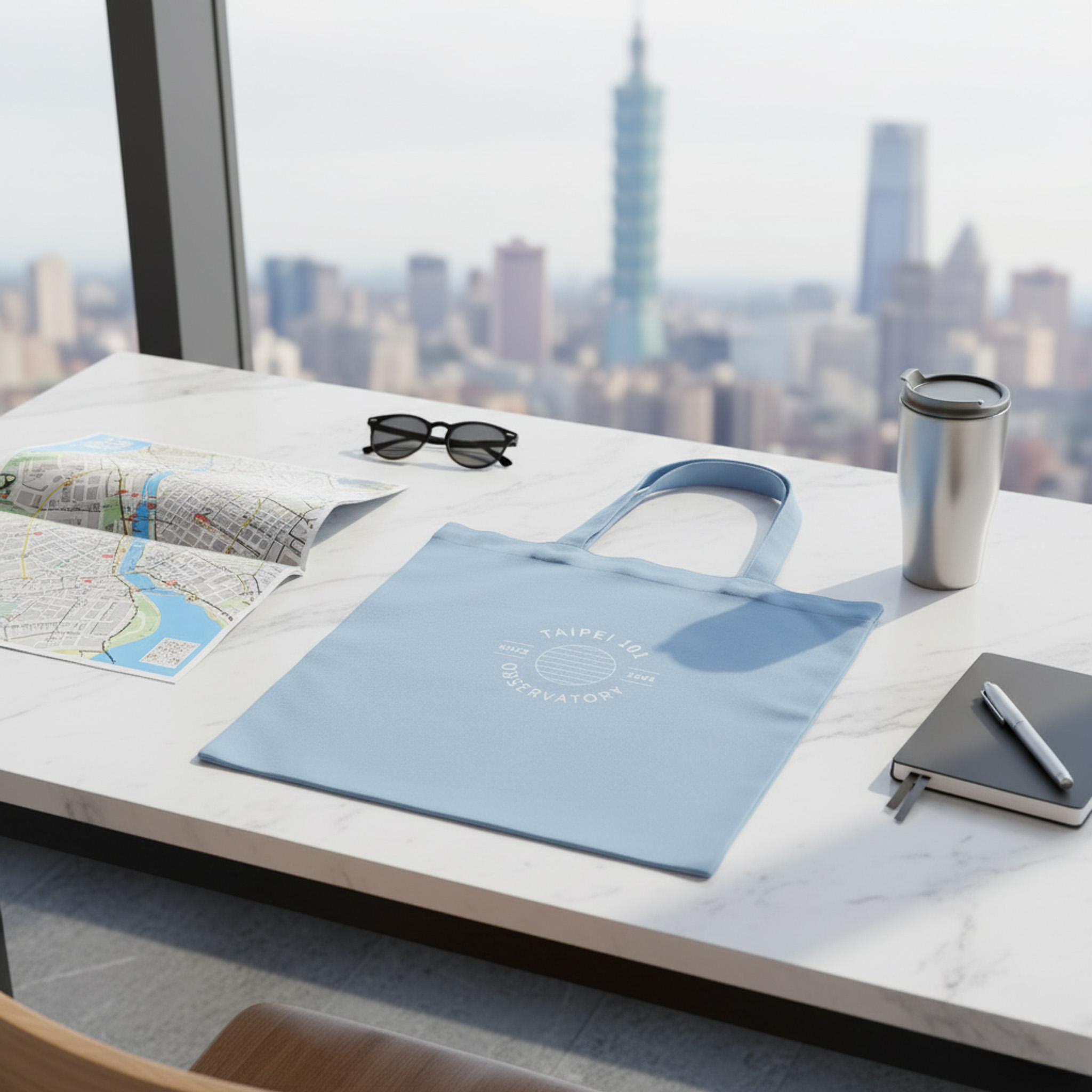 台北 101 觀景台帆布提袋