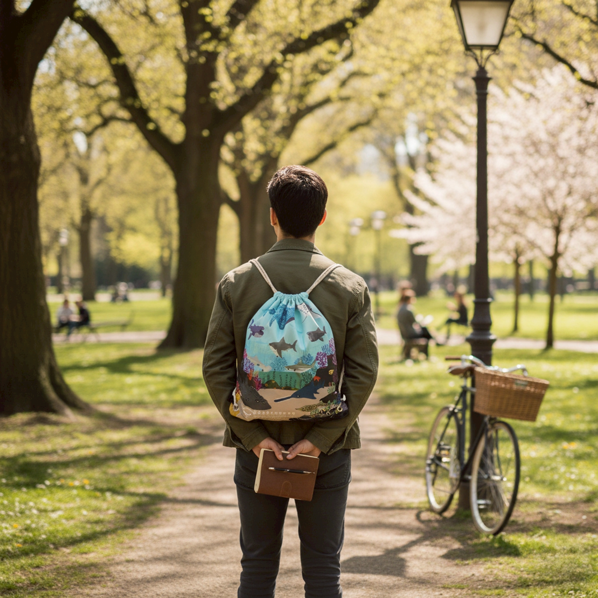 海洋委員會海洋保育署-束口後背袋
