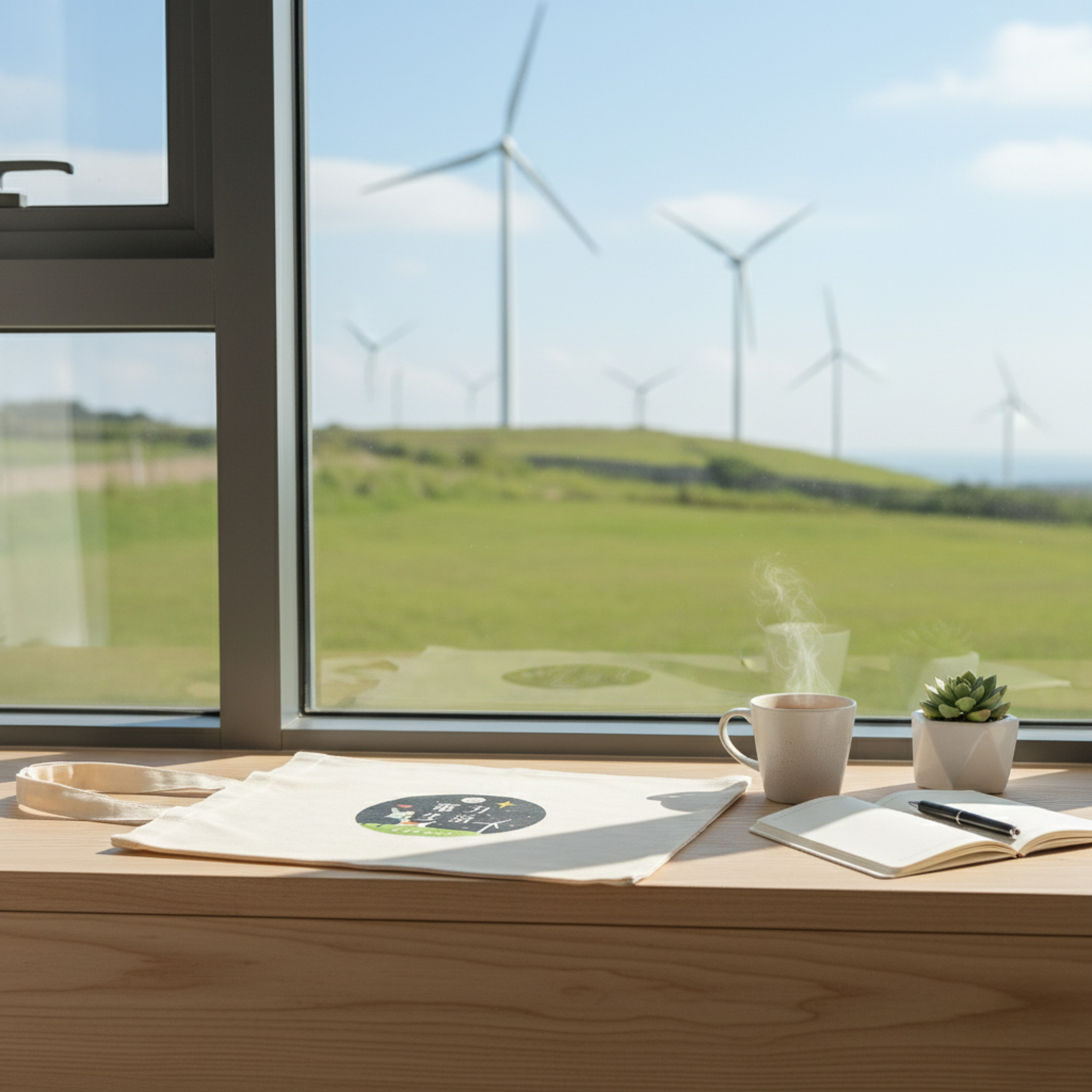 台灣電力公司 插畫帆布袋